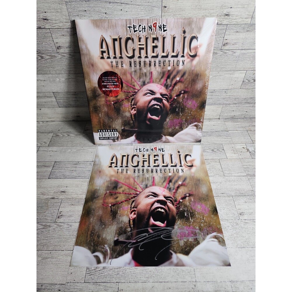 NEW SIGNED Tech N9ne "Anghellic" 2LP Vinyl Record 25th Anniversary AUTOGRAPHED